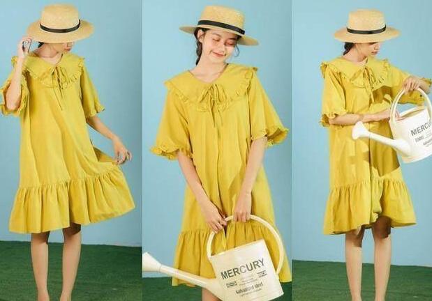 黄裙怎么搭配衣服图片？