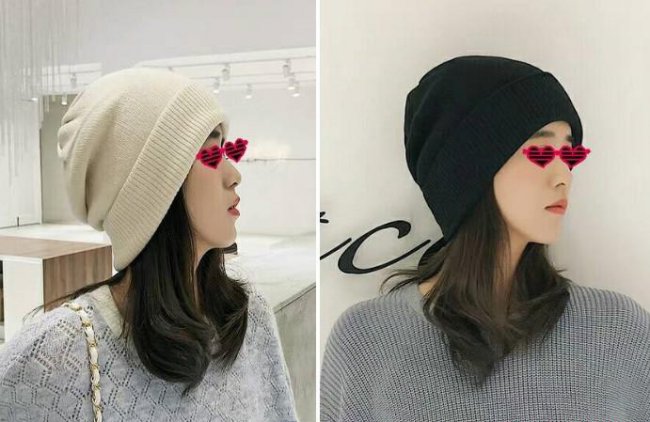 今年冬季流行的韩版女式毛线帽