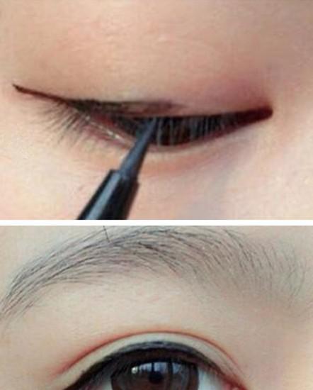 初学化妆怎样画眼线？