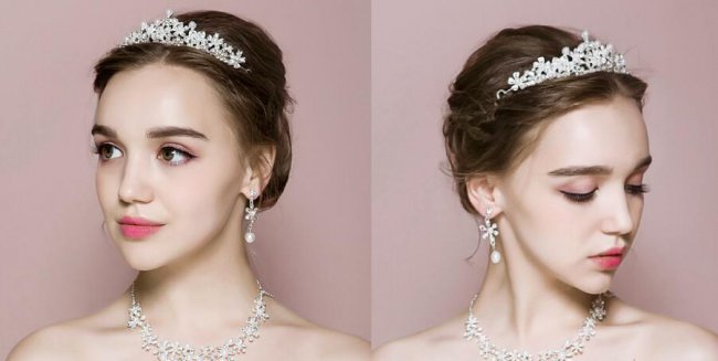 风格迥异的新娘妆造型都能让你成为最美新娘