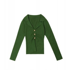 绿色打底衫配什么颜色的外套